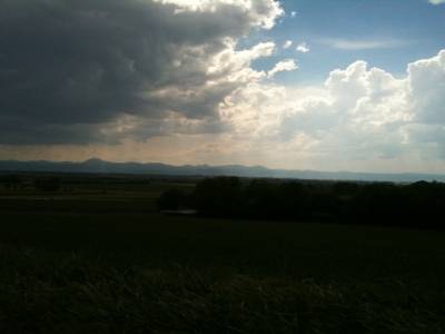 l'arrivée en Auvergne