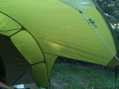 Burnée au camping