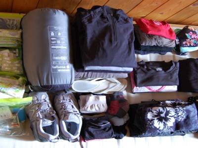 Mon Sac au depart de france ...