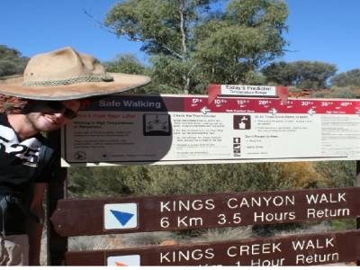 chaleur à Kings Canyon
