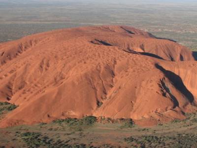 Uluru vu du ciel.... OUAHHH
