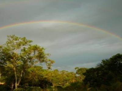 Arc en ciel sur la Media Luna