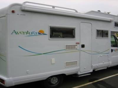 Notre camping car avant la bataille