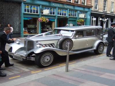 La voiture d'un mariage