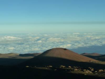 couche de soleil sur Mauna Kea