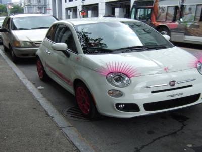 La Fiat 500 barbie