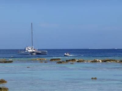 Le passage du récif à Tetiaroa