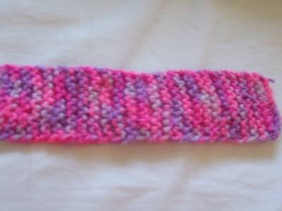 Mon 1er tricot en points "mousse"