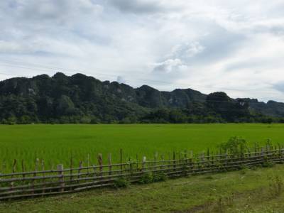 Paysage autour Thakhek 