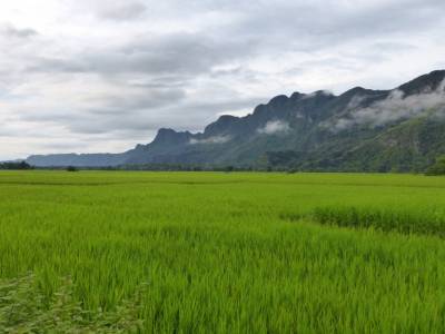 Paysage autour Thakhek 