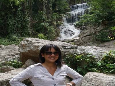 Cascade sur la route du Wat Suthep
