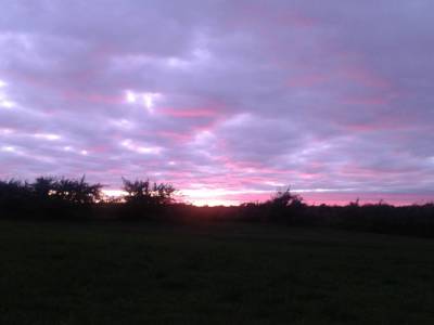 Coucher de Soleil au verger de Dunham