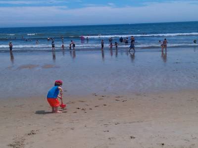 bon...pour rentrer en france, il faut vider la mer....