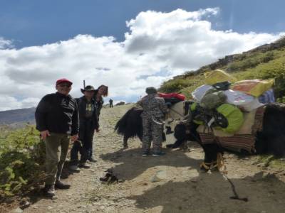 depart du trek