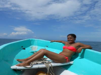sur le bateau.. pour voir des tortues