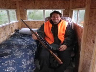 Laurent à la chasse!