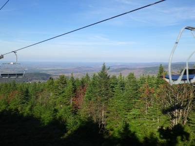 Massif du sud - vue depuis le télésiège