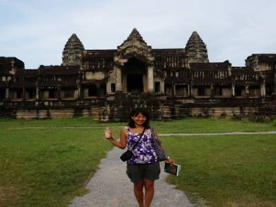 Angkor Wat (vu de derrière)