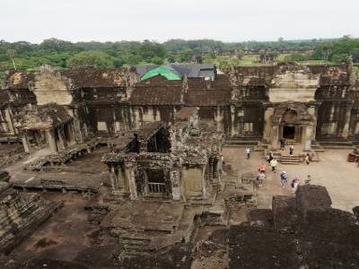 Angkor Wat (vue du sommet)