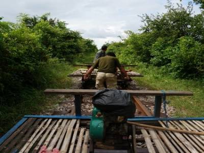 Bamboo train