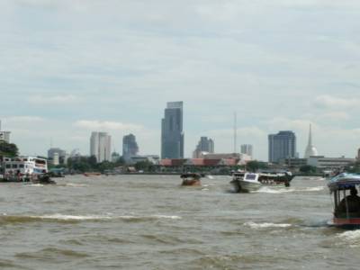 Bangkok depuis la rivière