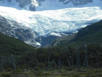 Glacier de las piedras blancas