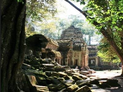 Ta Prohm a été laissé intact 