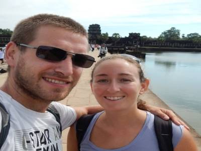on y est enfin!! Angkor Vat, on arrive