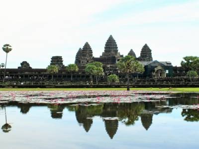 la plus fameuse image d'Angkor