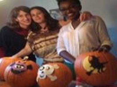 avec mes copines : sandrine et sophie