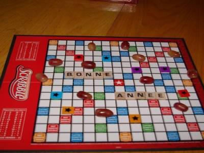 une partie de scrabble