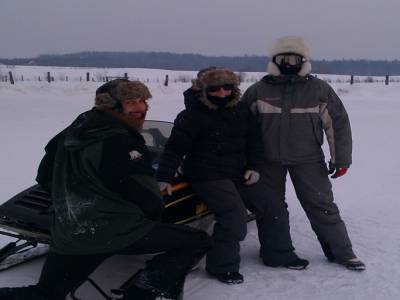 Aprem avec les filles et un ski-doo collector!