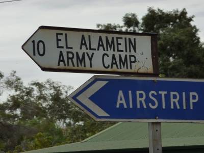 El Alamein army camp