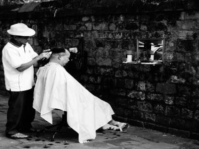 Coiffeur de rue