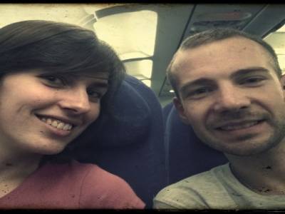 Yannick en avion