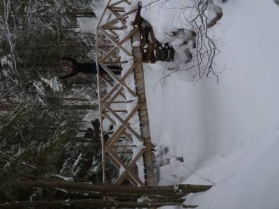 Christelle sur le pont
