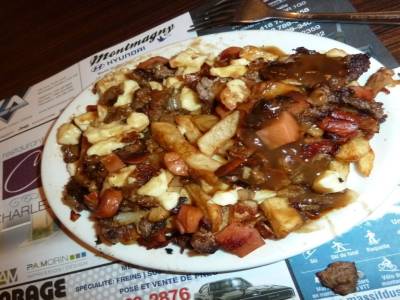 La poutine parasol... copieuse!