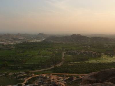 Vue du Monkey temple