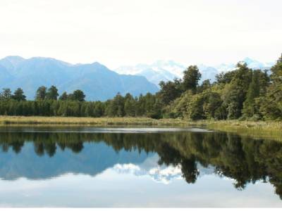 le reflet du Mt Cook