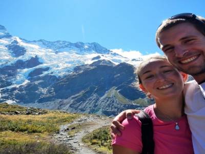 nous devant Muller glacier