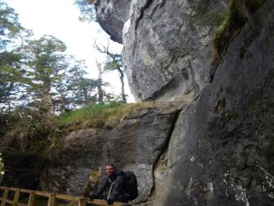 les falaises dans la montée