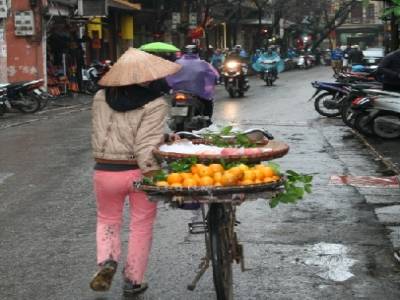 vendeuse de fruits ambulante