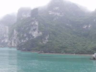 panoramique de la baie d'Halong