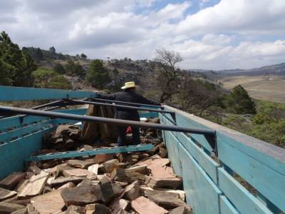 route vers Todos Santos (trek)