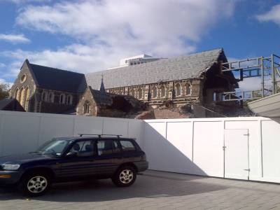CHRISTCHURCH - la cathédrale