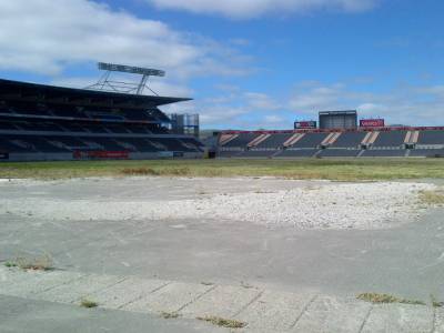 CHRISTCHURCH - l'ancien stade de rugby