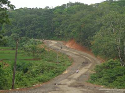 route pres de Cibudur