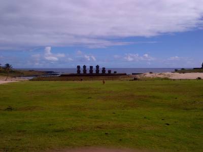ILE DE PAQUES - la plage