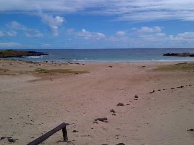 ILE DE PAQUES - la plage