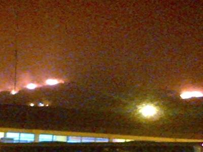 VALPARAISO - le feu